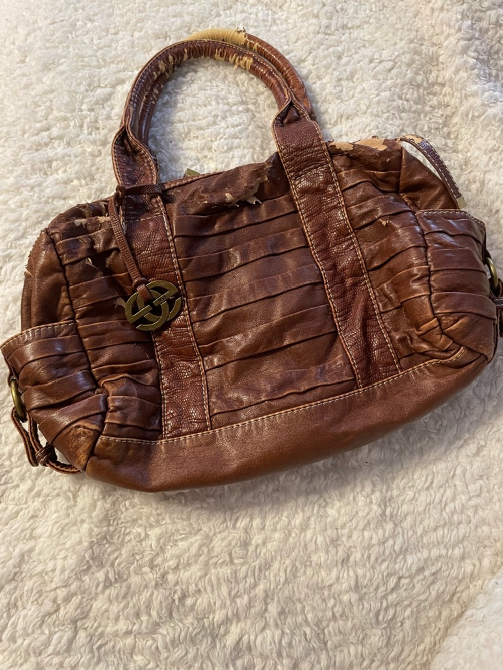 Marc Ecko brown leather purse